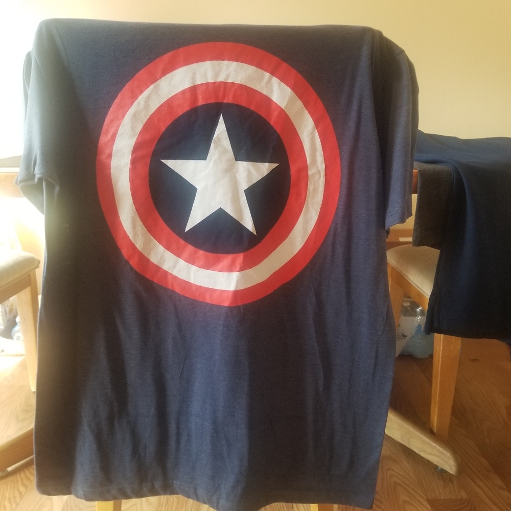 Marvel Captain America Shirt XL Tall